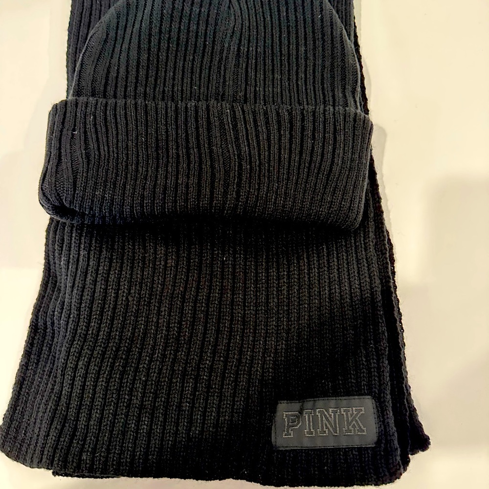 Brand new Pink scarf and hat set